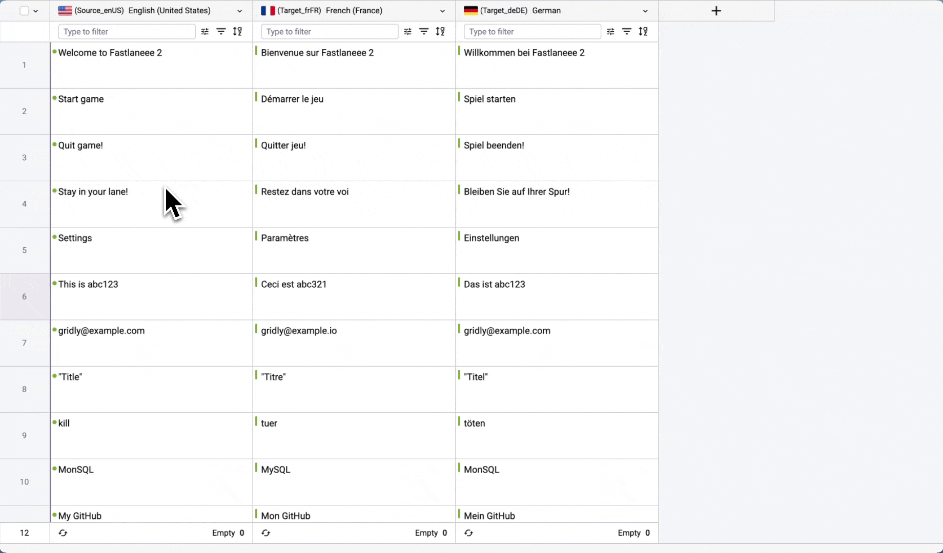 insert multiple targets
