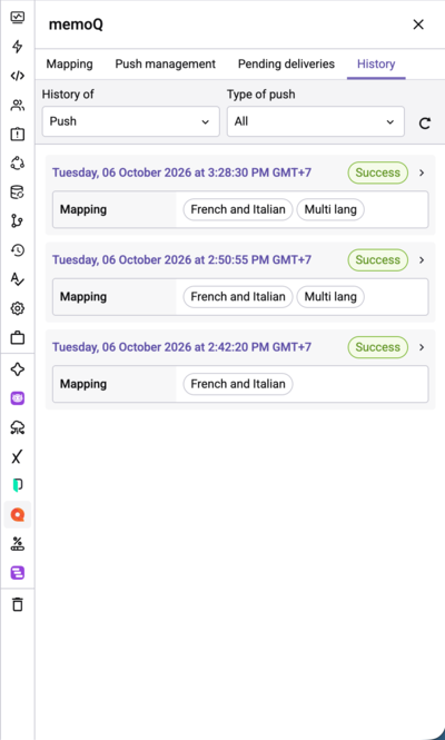 memoq-history